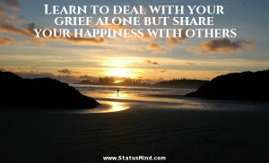 ... happiness with others - Happiness and Happy Quotes - StatusMind.com