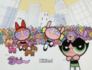 tumblr Powerpuff Girls bubbles kitties buttercup Blossom ppg