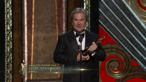 Gore Verbinski 2012 Academy Award Acceptance Speech for Best Animated ...