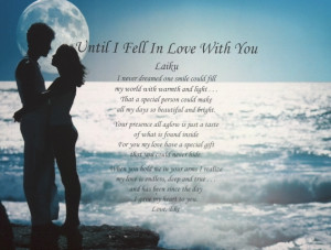 ... LOVE POEM GIRLFRIEND OR BOYFRIEND SWEET WEDDING OR ANNIVERSARY GIFT