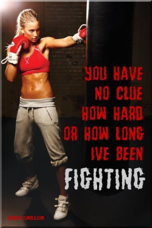This goes out to some of the women I do kickboxing with- they really ...