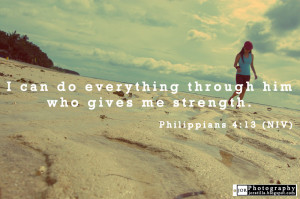 Bible Quotes Philippians 4:13 (NIV)
