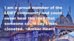 am a proud member of the LGBT community and could never bear the ...