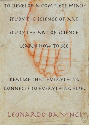 Da Vinci Everything Quote 