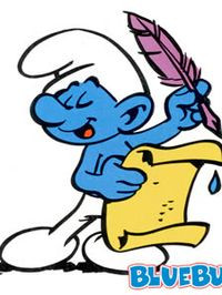 poet smurf i call it the answer smurf whatever the question big or ...