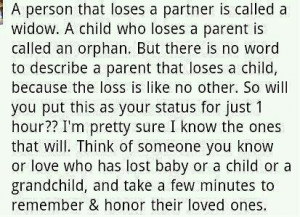 Losing a child..... mommy loves you Lucas, your never forgotten.