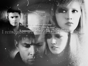 Supernatural Ruby and Dean
