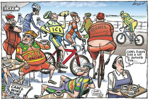 indoor cycling cartoon