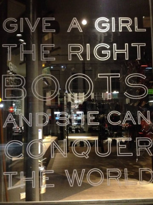 store window in London