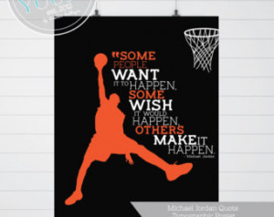 Quote Typographic Poster Print - 1-2 Day Turnaround - Basketball Dunk ...