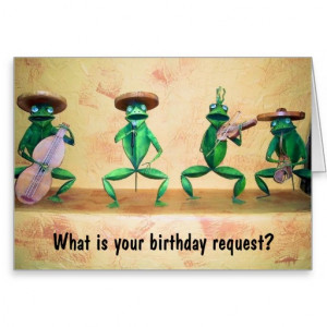 Happy Birthday Frog With...
