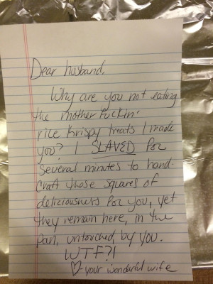 You can still have fun with your spouse and love notes left randomly ...