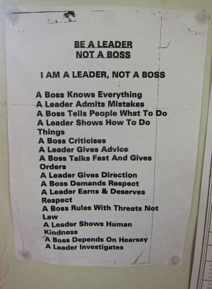 boss? leader ? builder ?
