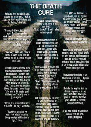 Death Cure Quotes by batmantribute