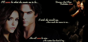 Damon And Elena Quotes Damon and elena: i love you5