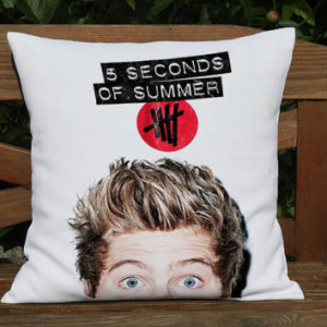 luke hemmings 5SOS 5 seconds of summer quotes pillow cover case one ...
