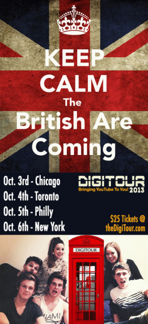 officialdigitour:The BRITS are coming to DIGITOUR 2013!Zoella, Caspar ...