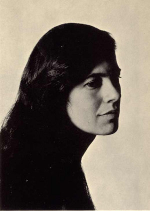 Susan Sontag en 1967, par Philippe Halsman.