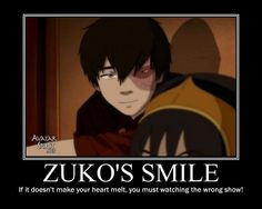 It's when Toph mentions to Zuko that Iroh talks about him a lot and is ...