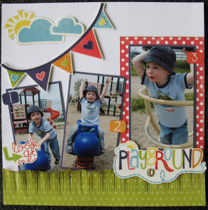 Echo Park - Playground Collection - 12 x 12 Cardstock Stickers ...