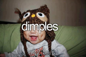 by the way did i mention he has dimples i 3 dimples