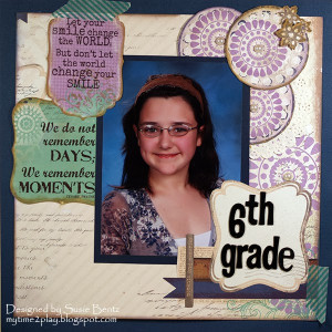 School Picture Layout with Quick Quotes' Dusty Road