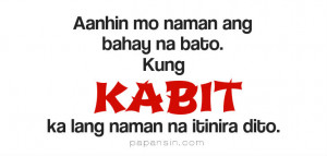 Tagalog Kabit quotes – Patama sa mga MISTRESS/KABIT/KERIDA/OTHER ...