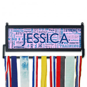 Personalized Race Medal Display Running Motivation by GoneForaRUN