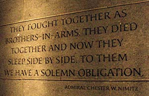 They fought together as brothers-in-arms . . . 