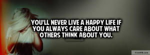cover photo don t care what others say facebook cover