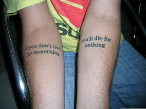 Life Quote Tattoos : Life And Death Quote Tattoo