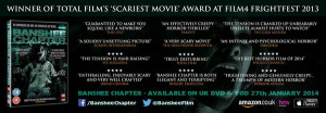 ... the acclaimed horror/thriller BANSHEE CHAPTER on DVD in the UK today