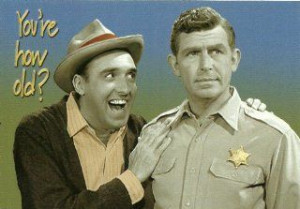 The Andy Griffith Show Gomer Pyle Sheriff Griffith Humorous Birthday ...