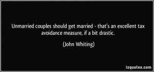 Unmarried couples should get married - that's an excellent tax ...