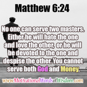 Inspirational Music Quotes From The Bible Money quotes, money bible