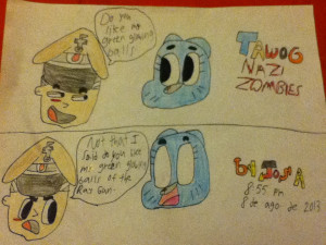 Another TAWOG and NAZI ZOMBIES quotes with faces by Josael281999