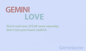 Gemini love