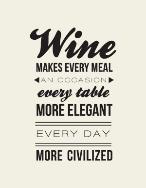Andre Simon Quote// Wine Lovers Quote // Wine by LADYBIRDINK, $18.00