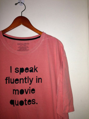 Speak Fluently In Movie Quotes Unisex XXL by Verbing on Etsy, $18.00