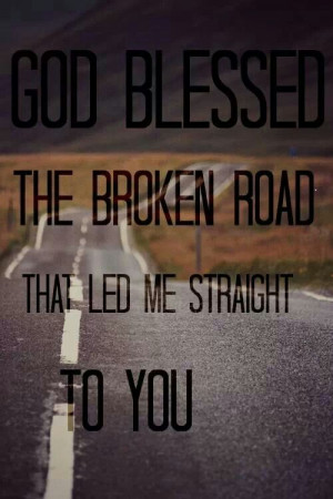 Broken road
