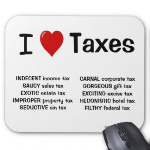 Tax Jokes Mouse Pads