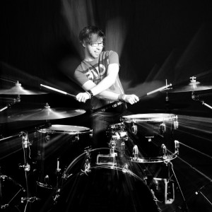 Drummers Playing Drums Drum...