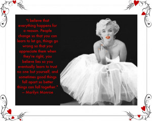 cutebritney1989's Bucket / Marilyn Monroe quotes