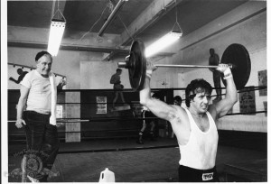Still of Sylvester Stallone and Burgess Meredith in Rocky II (1979)