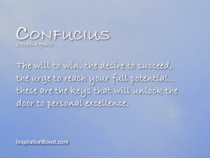 Confucius Personal Excellence Quotes