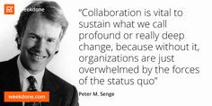 MIT Sloan School of Management senior lecturer Peter M. Senge on ...