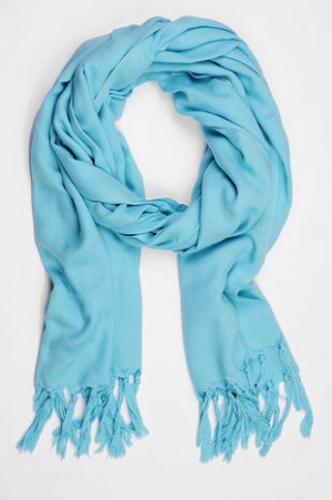 Love Quotes Rayon Blend Scarf in Teal Mist $85 at www.tobi.com