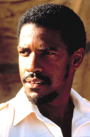 CRY FREEDOM, Denzel Washington, (as Steven Biko), 1987.