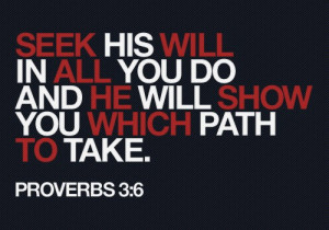 He shall direct your paths” (Proverbs 3:6, NKJ)Do you need direction ...