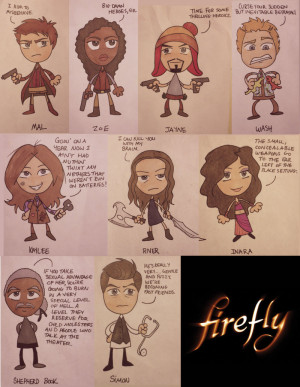 Firefly Characters by aerettberg